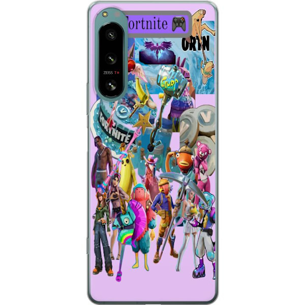 Sony Xperia 5 IV Gennemsigtig cover Fortnite