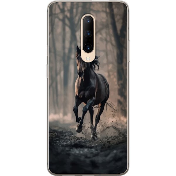 OnePlus 7 Pro Läpinäkyvä kuori Juokseva Hevonen