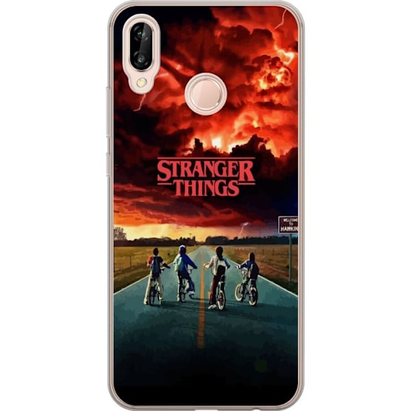 Huawei P20 lite Genomskinligt Skal Stranger Things