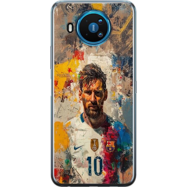 Nokia 8.3 5G Läpinäkyvä kuori Messi Art