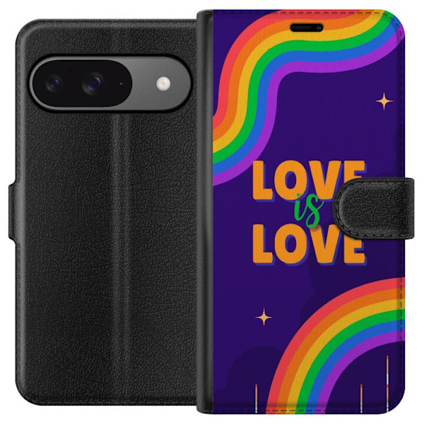 Google Pixel 9 Pro Lommeboketui Love is Love