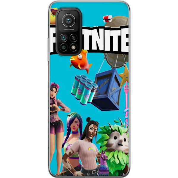 Xiaomi Mi 10T 5G Gennemsigtig cover Fortnite