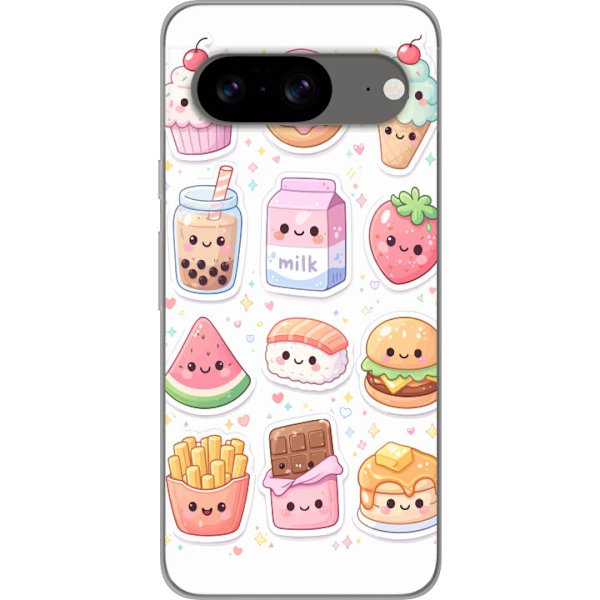 Kompatibelt Mobildeksel til Google Pixel 8 pixelmonster grön