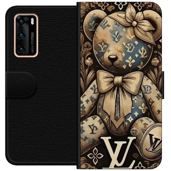 Huawei P40 Tegnebogsetui Teddy Vuitton