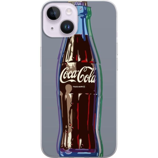Apple iPhone 14 Plus Genomskinligt Skal Coca Cola