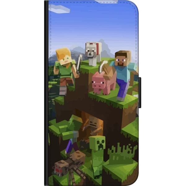 Kompatibelt Plånboksfodral till Samsung Galaxy A20s MineCraft