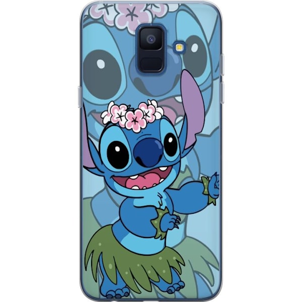 Samsung Galaxy A6 (2018) Gennemsigtig cover Stitch under Stjer