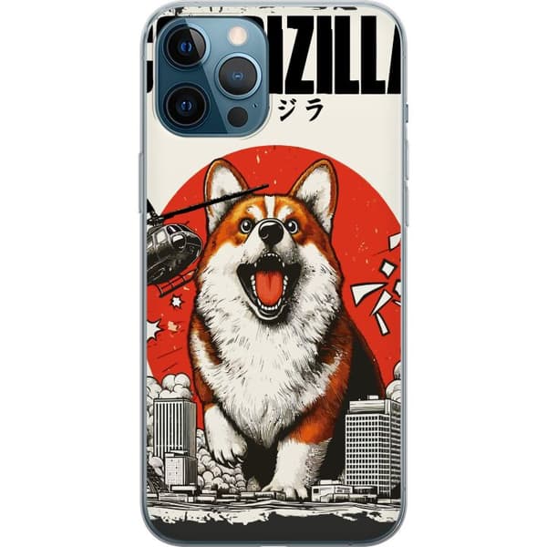 Kompatibelt Mobilskal till Apple iPhone 12 Pro Max Corgizilla