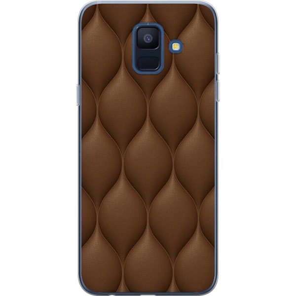 Samsung Galaxy A6 (2018) Genomskinligt Skal Cocoa Scales