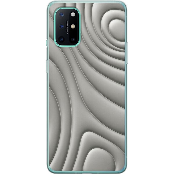 OnePlus 8T Läpinäkyvä kuori Hopea-aallot