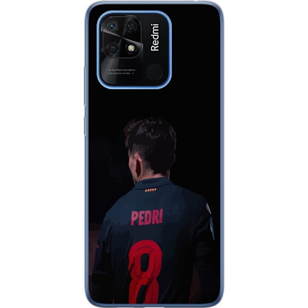 Xiaomi Redmi 10C Läpinäkyvä kuori Pedri FC Barcelona Jalkap
