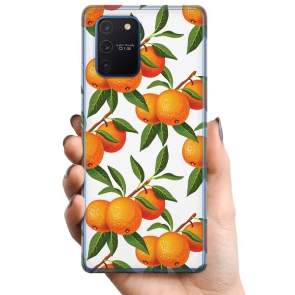 Samsung Galaxy S10 Lite TPU Matkapuhelimen kuori Appelsiini