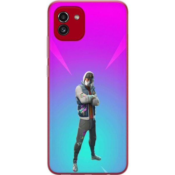 Samsung Galaxy A03 Genomskinligt Skal black knight fortnite