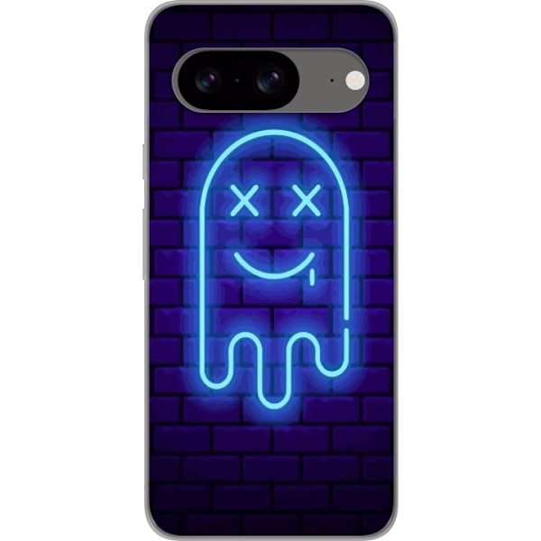 Google Pixel 8 Gennemsigtig cover Spøgelse i neon