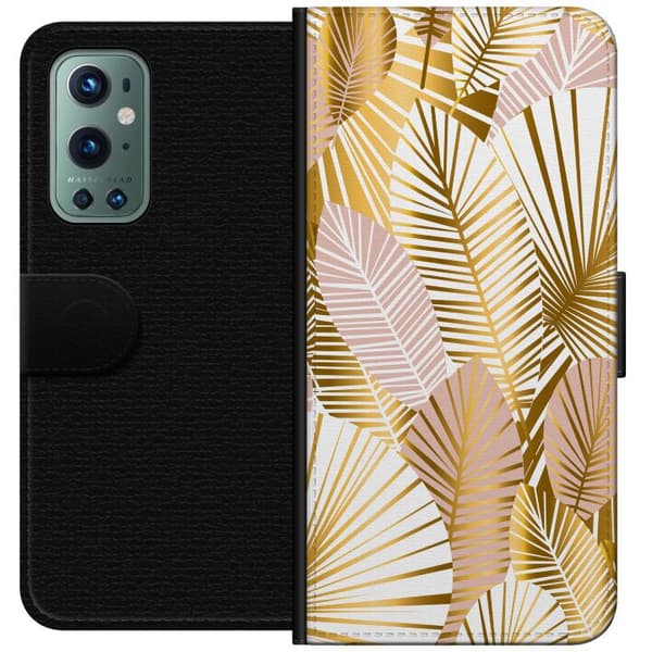Kompatibelt Plånboksfodral till OnePlus 9 Pro Guld