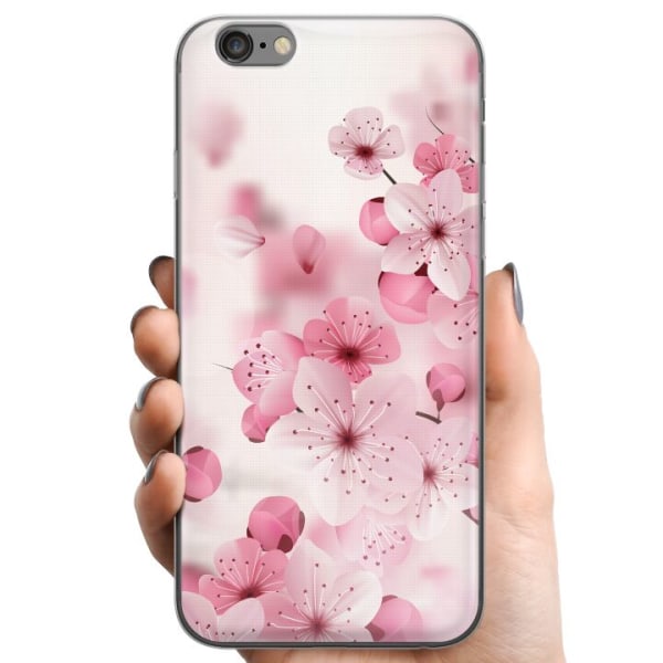 Apple iPhone 6s Plus TPU Mobildeksel Kirsebærblomst