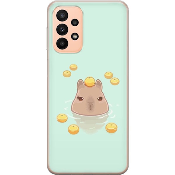 Samsung Galaxy A23 Läpinäkyvä kuori Capybara