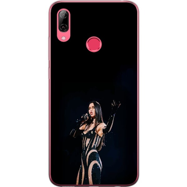 Huawei Y7 (2019) Genomskinligt Skal Dua Lipa – Pop Star Aesthetic