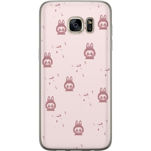 Samsung Galaxy S7 edge Läpinäkyvä kuori Labubu Neon Pop - N