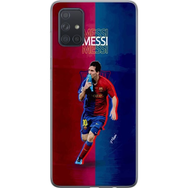 Samsung Galaxy A71 Genomskinligt Skal Messi