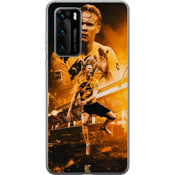 Huawei P40 Gennemsigtig cover Erling Haaland