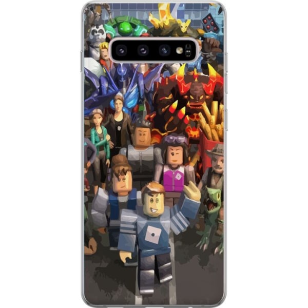 Samsung Galaxy S10+ Gennemsigtig cover Roblox