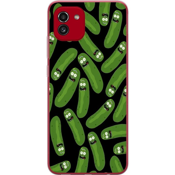 Samsung Galaxy A03 Deksel / Mobildeksel - Rick and Morty - Pic
