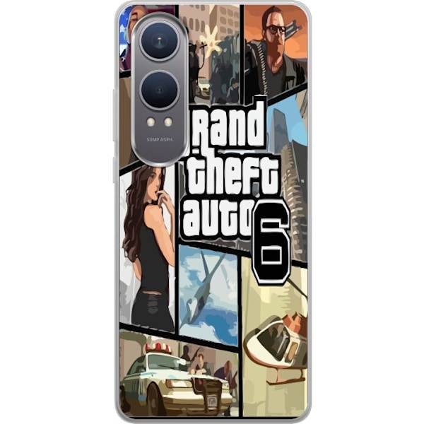 OnePlus Nord CE4 Lite Gennemsigtig cover Grand Theft Auto 6