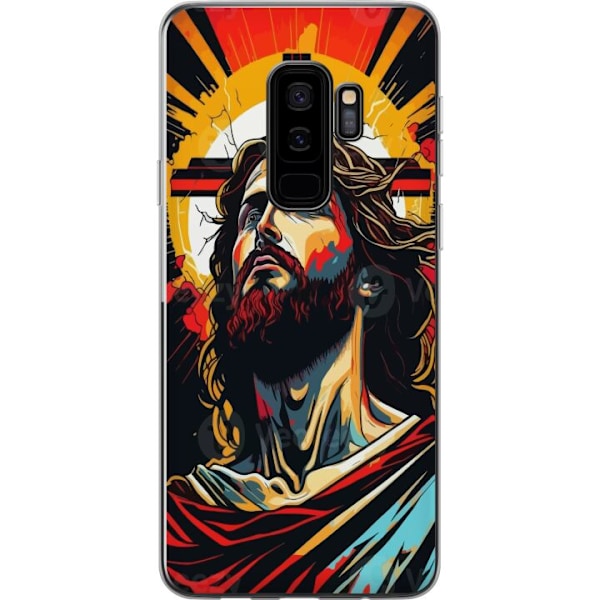 Samsung Galaxy S9+ Läpinäkyvä kuori Jeesus ja Kortti - usko