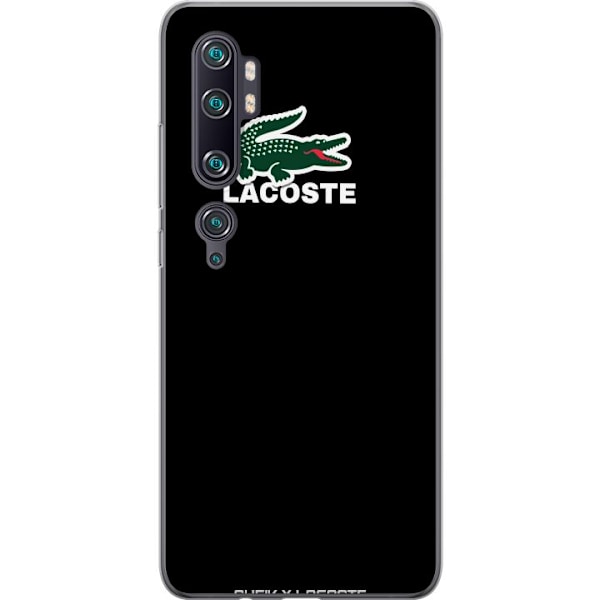 Xiaomi Mi Note 10 Pro Genomskinligt Skal Lacoste