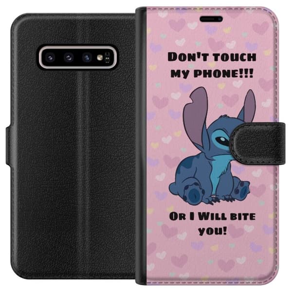 Kompatibelt Lommeboketui til Samsung Galaxy S10+ Strikk