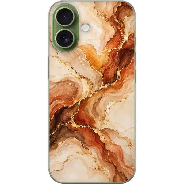 Kompatibelt Mobilskal till Apple iPhone 18 Höstagat beige