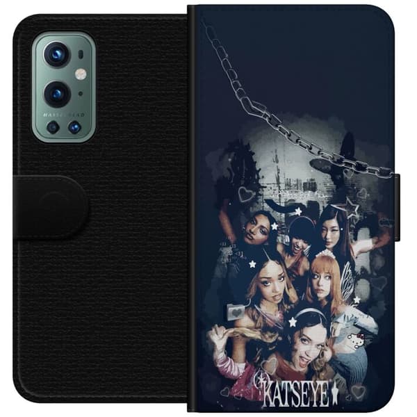 Kompatibel Tegnebogsetui til OnePlus 9 Pro KATSEYE sort