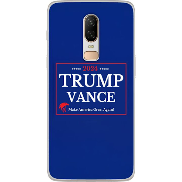 OnePlus 6 Gjennomsiktig deksel Trump | Vance 2024