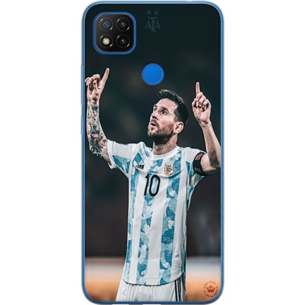 Xiaomi Redmi 9C NFC Läpinäkyvä kuori Messi