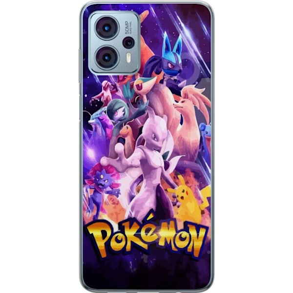 Motorola Moto G23 Gjennomsiktig deksel Pokemon