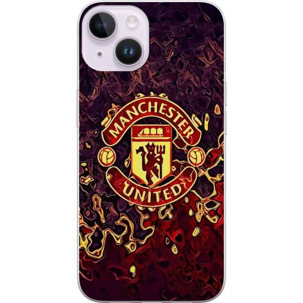 Kompatibelt Mobildeksel til Apple iPhone 14 Manchester United