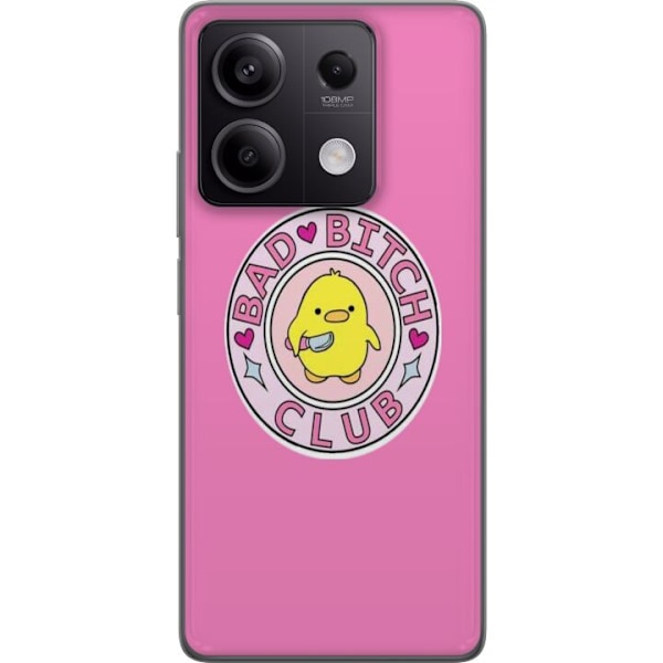 Xiaomi Redmi Note 13 Pro Gennemsigtig cover BAD BITCH CLUB