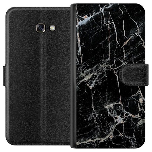 Samsung Galaxy A3 (2017) Tegnebogsetui Sort marmor