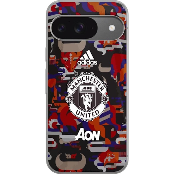 Google Pixel 9 Läpinäkyvä kuori Manchester United