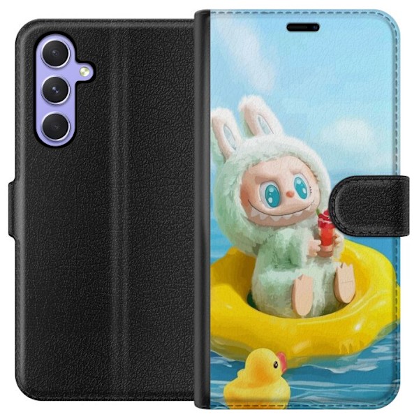 Samsung Galaxy A54 Tegnebogsetui Labubu Stripe Attack - Stribe