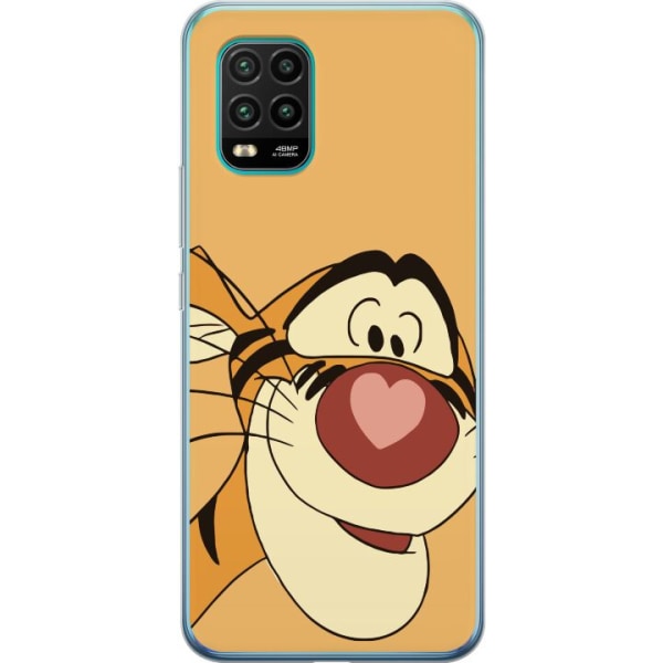 Xiaomi Mi 10 Lite 5G Gennemsigtig cover Tiger