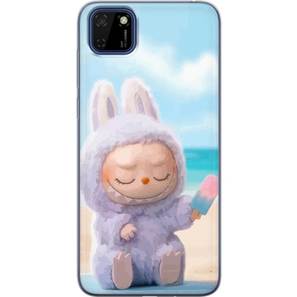Huawei Y5p Läpinäkyvä kuori Labubu Vaaleanpunainen Tunnelma