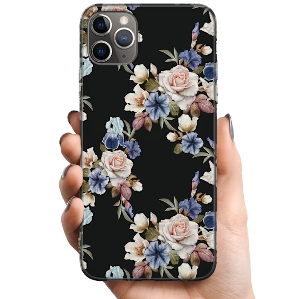 Apple iPhone 11 Pro Max TPU Mobilskal Blommor