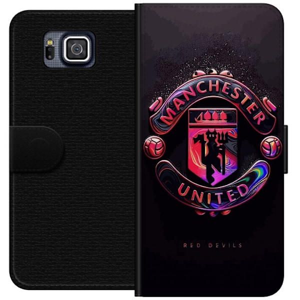 Samsung Galaxy Alpha Plånboksfodral Manchester United