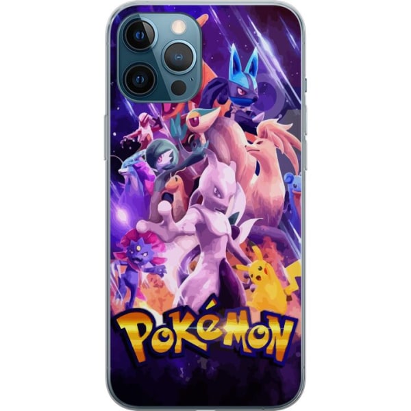 Apple iPhone 12 Pro Max Gjennomsiktig deksel Pokémon
