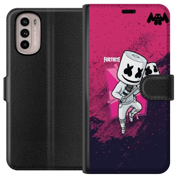 Motorola Moto G41 Lommeboketui Marshmello Fortnite Skin Emote