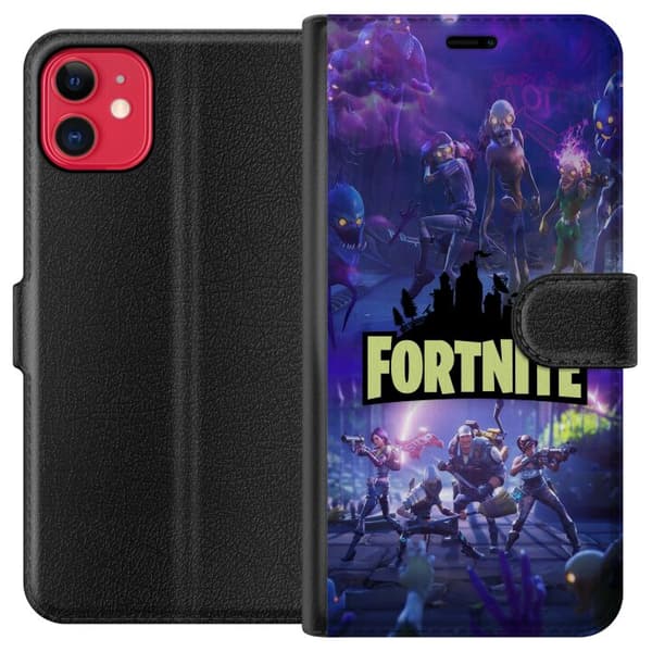 Kompatibel Tegnebogsetui til Apple iPhone 11 Fortnite