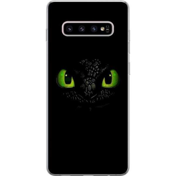 Samsung Galaxy S10+ Genomskinligt Skal Draktränaren How to Train Your Dragon