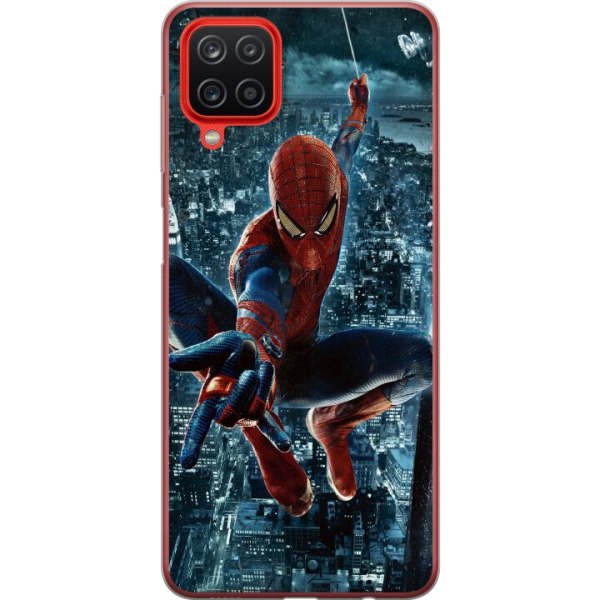 Samsung Galaxy A12 Gennemsigtig cover Spiderman
